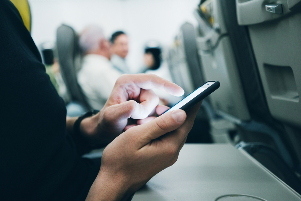 Handy im Flugmodus